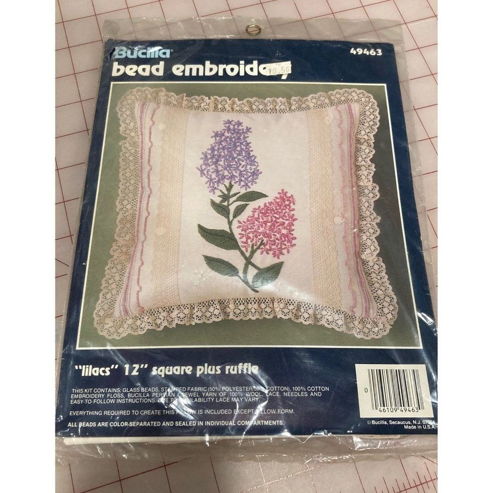 𝅺VINTAGE Bucilla‎ embroidery kit 49463 G1